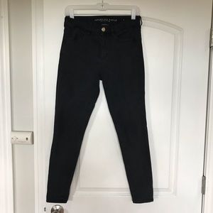 American eagle skinny jeans black
